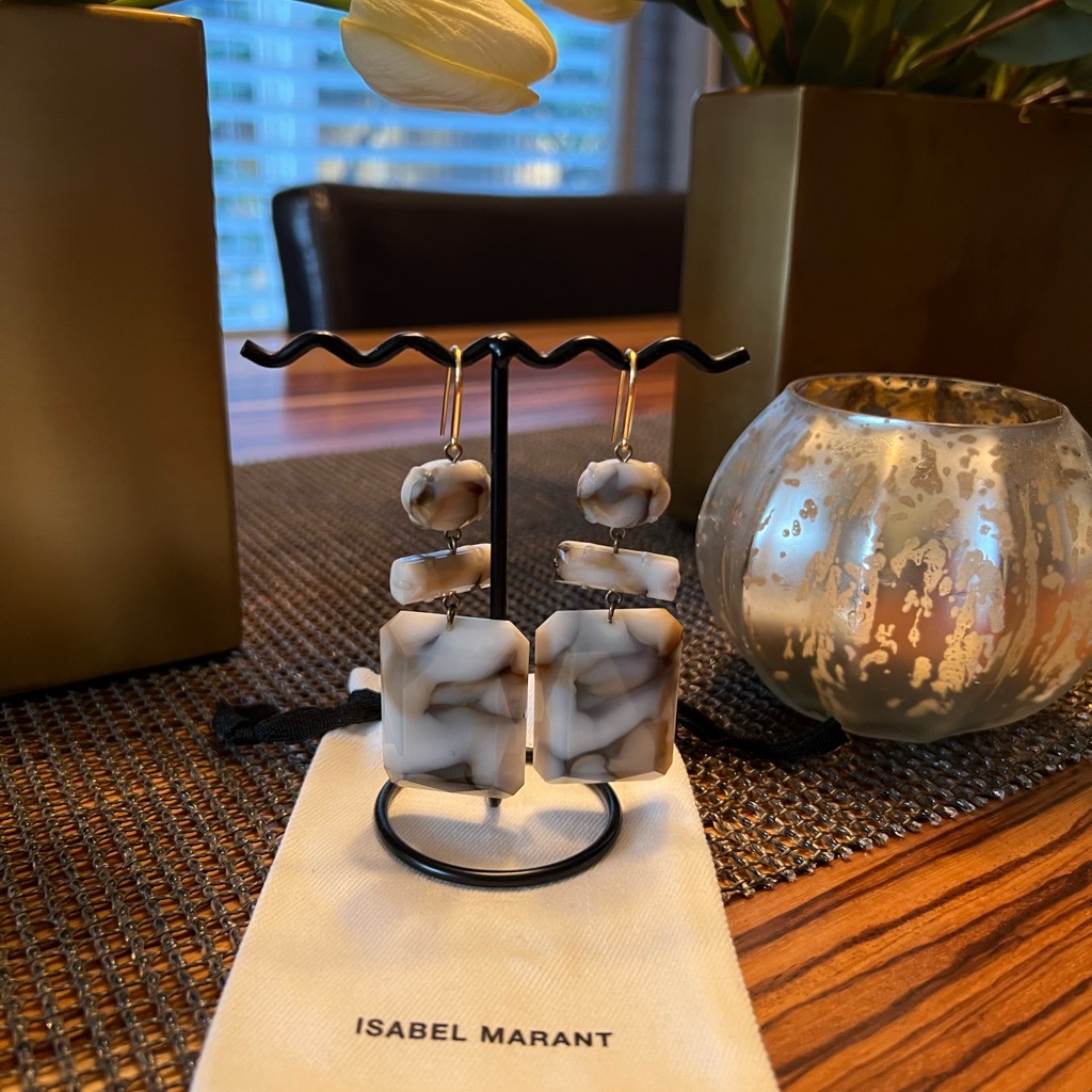 Isabel Marant Marble Earrings